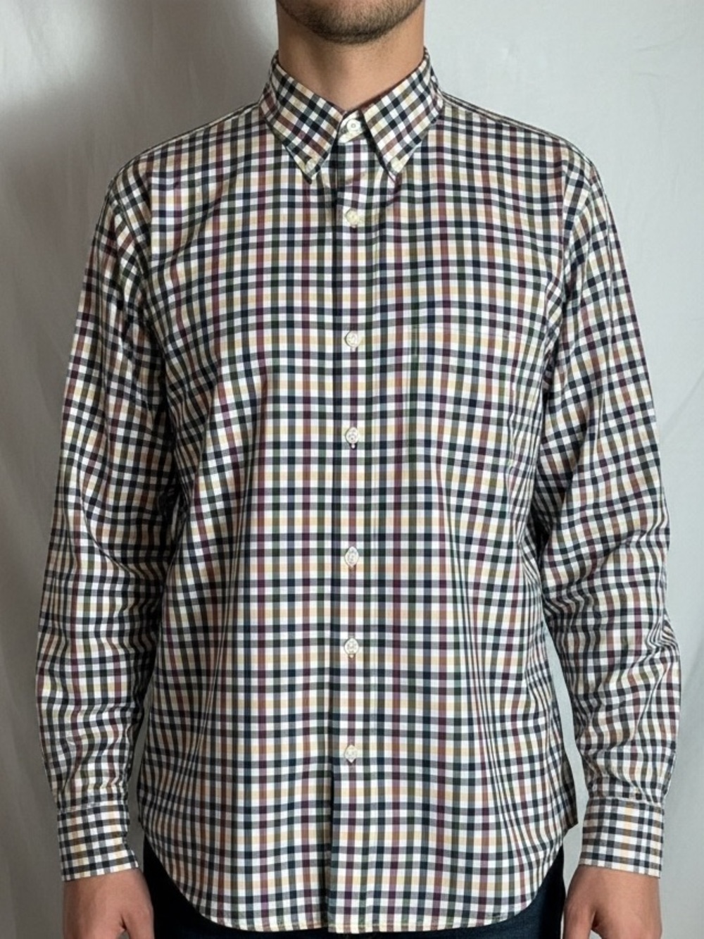 Brooks Brothers Plaid L/S Shirt Sz XL